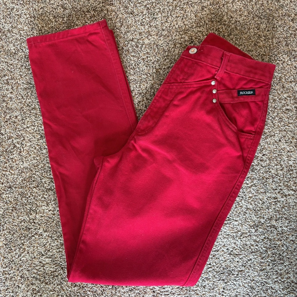 Rockies Red Rodeo Bareback High Rise Mom Jeans Women’s 31 - Picture 10 of 11